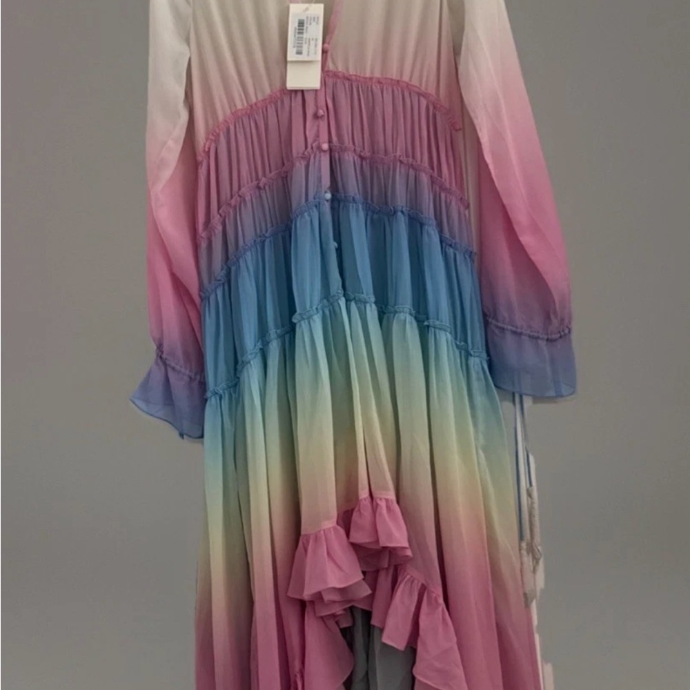 Rococo Sand Ciel Multicolor Ombre Maxi Dress